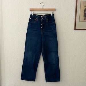 Levi’s ribcage Dark Blue Denim Jeans